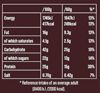 Snickers HiProtein Cookie Chocolat & Cacahuète (12 x 60 g)-2