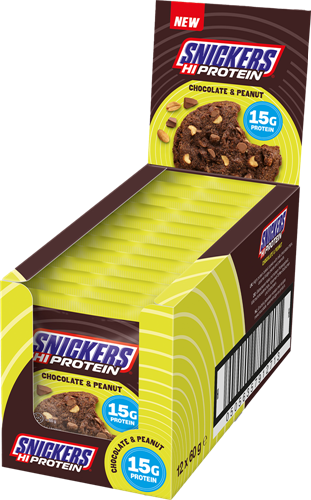 Snickers HiProtein Cookie Chocolat & Cacahuète (12 x 60 g)