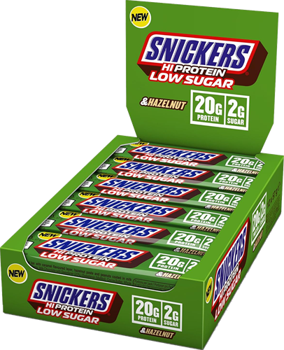 Snickers HiProtein Low Sugar Bar Hazelnut (12 x 57 g)