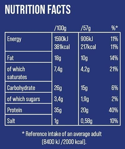 Snickers HiProtein Low Sugar Bar Original (12 x 57 g)-3