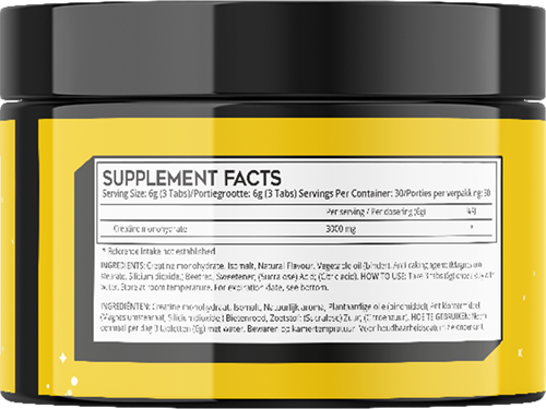 Supspace Creatine Chewables (90 comprimés à mâcher)-2