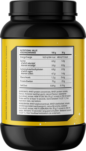 Supspace Milky Whey Protein Vanille (900 g)-2