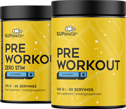 Supspace Pre-workout Stack Framboise bleue