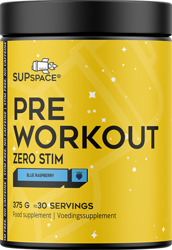 Supspace Pre Workout Stim Free Blue Raspberry