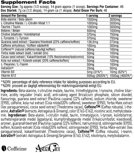 Swedish Supplements Crazy8 Mango Madness (325 g)-2
