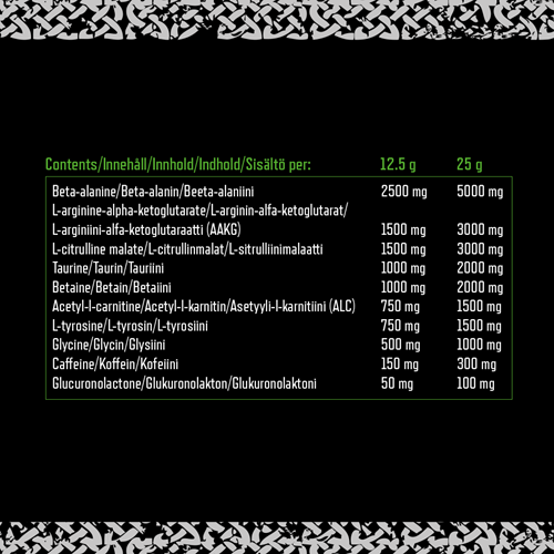 Viking Power Thor's Hammer Pre-workout Pear Blaze (500 g)-2