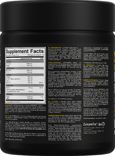 Dedicated Nutrition Unstoppable Pre-workout Tropical (420 g)-2