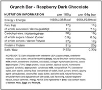 Warrior Crunch Bar Raspberry Dark Chocolate (12 x 64 g)-3