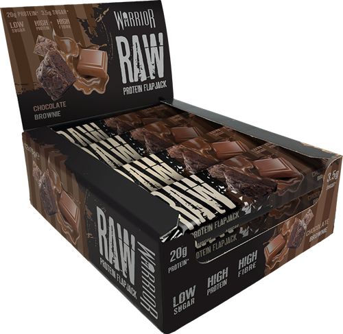 Warrior Raw Protein Flapjack Choco Brownie (12 x 75 g)