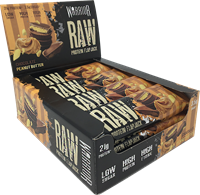 Warrior Raw Protein Flapjack Choco Beurre de cacahuètes (12 x 75 g)