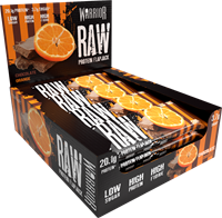 Warrior Raw Protein Flapjack Chocolat Orange (12 x 75 g)