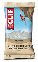 Clif Bar Chocolat blanc Noix de Macadamia (12 x 68 g)