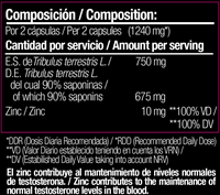 Zoomad Labs Tribulus Terrestris + Zinc (60 gélules)-2